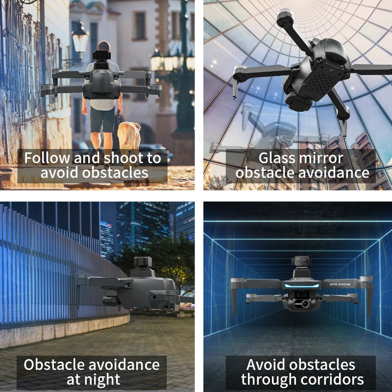 L200 PRO MAX Drone 4K Profesional 2-Axis Gimbal 360° Obstacle Avoidance Brushless Motor GPS 5G WIFI FPV Quadcopter Toys RC Drone